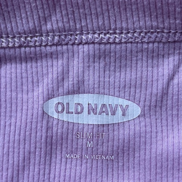 Old Navy Women’s Orchid Pink Basic Slim Fit Ribbed Tank Top - M - EUC - Stretch - Picture 3 of 6